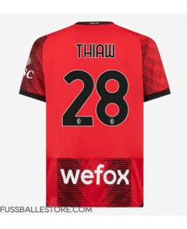 Günstige AC Milan Malick Thiaw #28 Heimtrikot 2023-24 Kurzarm